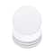 Craft Express 4ct. 3.93" White Coaster Marble With Cork Backing Round